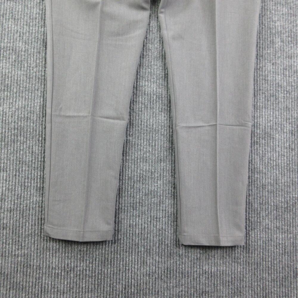 Legend Pants Womens 34 Gray Slim Tapered Pleated Dress Trouser Stretch 34x28 NWT - Picture 5 of 16